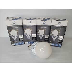 4 pk Green Creative Pro Titanium LED Series 4.0 17W (100 Watt) Warm Light Bulbs
